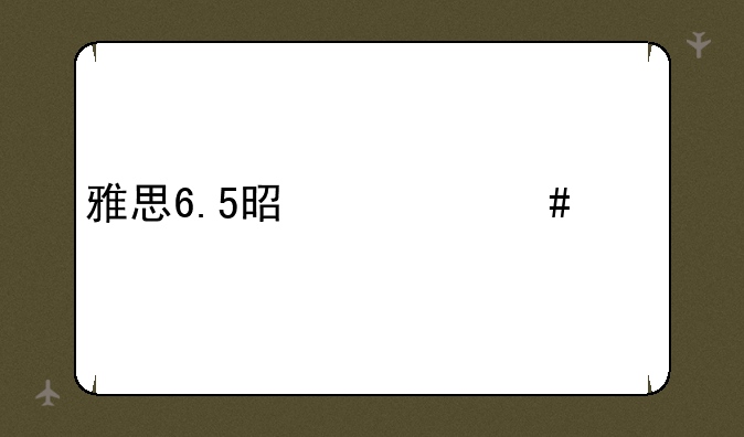 雅思6.5是什么水平