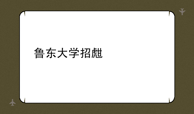 鲁东大学招生简章