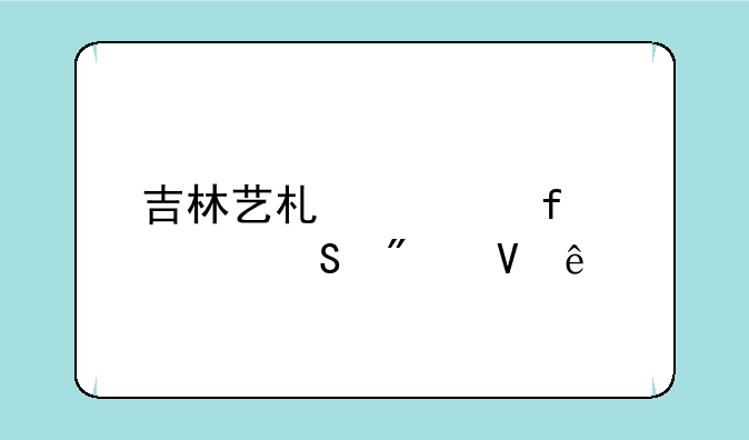 吉林艺术学院考研分数线