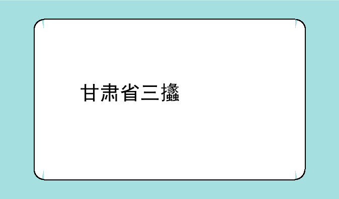 甘肃省三支一扶成绩查询