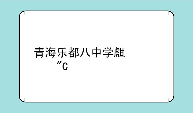 青海乐都八中学生中考成绩